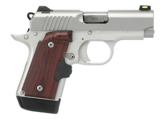 KIMBER MICRO 9 STAINLESS ROSEWOOD LGFO MICRO 9 9MM 3.15IN BARREL 7RD 3700482 - Taurus Savings